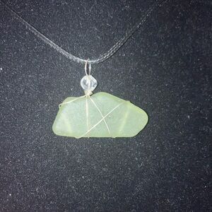 #105 handmade seaglass pendant